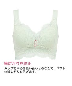 BRADELIS New York 【BRADELIS Me / ノンワイヤー・バストアップ】レーシィオールインワンブラ 日中も就寝時も快適に補正するブラ