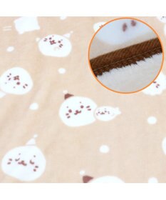 Mother garden しろたん ハーフ毛布 100×140cm 《お休み柄》 あったか大判ひざ掛け