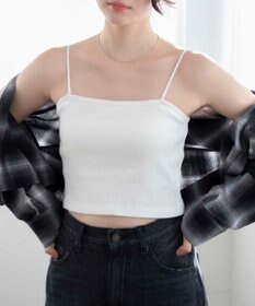 WEGO 【カップ付き】なちゅ盛れカップインショートキャミ