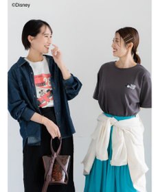Te chichi 【Disney】MICKEY/フロントプリントTシャツ