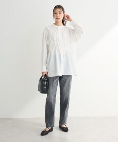 Green Parks ＧＵＭストレッチパネル切り替えデニムパンツ