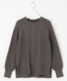 ANY SIS ケーブル ニット プルオーバー