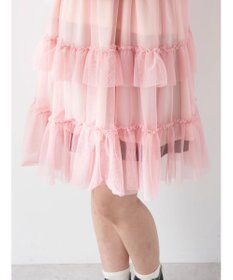 earth music&ecology チュールミニキャミワンピース