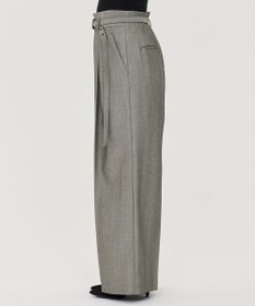 uncrave ヘリンボーンスーツ ワイドパンツ（uncrave WHITE）