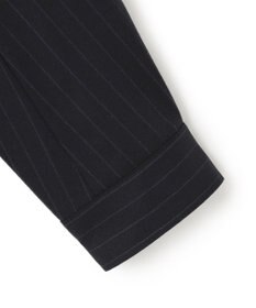 JOSEPH HOMME SAXONY PINSTRIPE ZIP UP JACKET