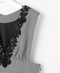 Feroux 美シルエットレース ジャンパースカート