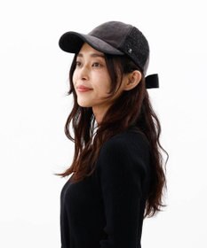 AURORA 【 LANVIN en Bleu （ランバン オン ブルー）】ベロアリボンキャップ