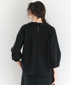#Newans 【セレモニーにも/洗濯機可】ランタンスリーブブラウス