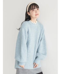 earth music&ecology フワフワＭＩＸヤーンチュニック