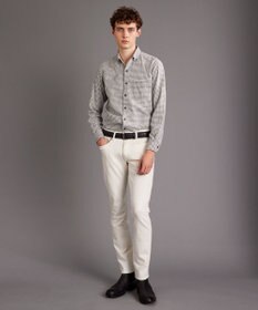 JOSEPH ABBOUD 【柔らかな肌触り/暖かい】 ラフィーコットンフランネルシャツ