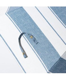 UNBILLION cache nez / 麻調ボーダーバルーンショートパラソル