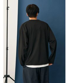 CRAFT STANDARD BOUTIQUE 梨地カットフェイクレイヤードＬ／Ｓ　ＴＥＥ