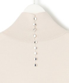 ICB L ウールブレンドスムース ハイネックワンピース