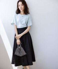 組曲 S 【洗える】パッチワークレース スカート