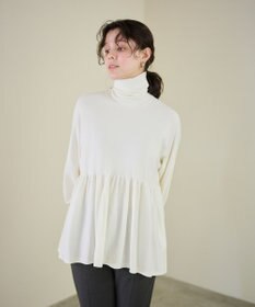 #Newans 【洗える】ペプラムデザインワイドシルエットプルオーバー