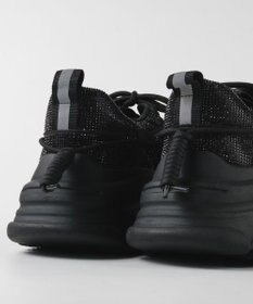 STEVE MADDEN VAULT 2R ボリュームソール ラインストーンスニーカー