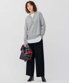 23区 L CARIAGGIウールカシミヤ Vネック ニット