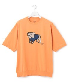 J.PRESS YORK STREET 【UNISEX】ブルドッグプリントTシャツ