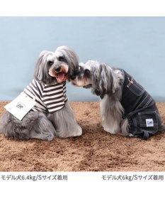 PET PARADISE Lee デニム オーバーオール 《ブラック》 小型犬