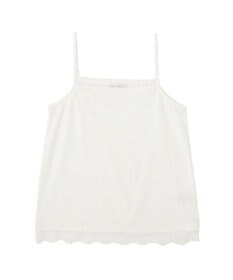 Green Parks ヒゲレーススクエアキャミソール