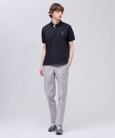 J.PRESS MEN 【ストレッチ】オックスガーメントダイ ステムテーパード パンツ