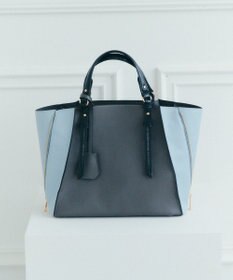 YECCA VECCA 【A4対応】2way配色ZIPデザインバッグ