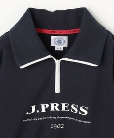 J.PRESS KIDS 【100-130cm】ミニ裏毛 ハーフジップ トレーナー