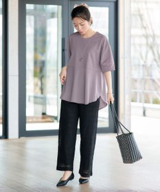 Tiaclasse 【サラごこち】ラウンドヘムチュニック