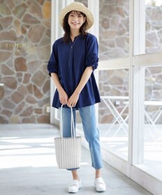 Tiaclasse メルカドウーヴンバッグ