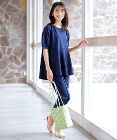 Tiaclasse メルカドウーヴンバッグ