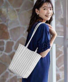 Tiaclasse メルカドウーヴンバッグ