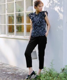 Tiaclasse L 【UVカット・吸水速乾】 “きれい見え” カットソーテーパードパンツ