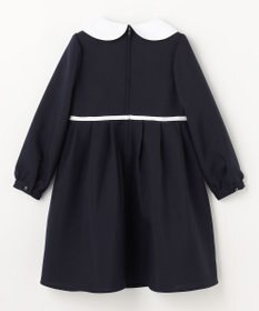 ANY KIDS 襟付き リボン 長袖ワンピース