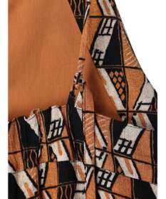 Green Parks ＫＢＦ　アフリカ柄サロペット