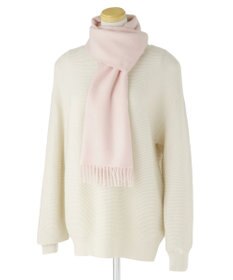 MOONBAT PAUL & JOE ACCESSOIRES ”PJ”ロゴブローチ付きムースタッチマフラー（パッケージ入り）