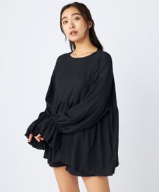 OP／FILA 【Ocean Pacific】ティアードトップス＋ショートパンツ付き 4点セット