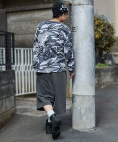 WEGO 【ユニセックス着用ITEM】ピグメントグラフィックショーツ