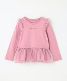 ANY KIDS 裾チュール 長袖 Tシャツ