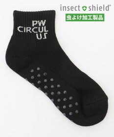PW CIRCULUS 【虫よけ加工】【WOMEN】ブランドロゴ ショートソックス  ゴルフ
