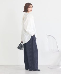 earth music&ecology バックツイストオーバーシャツ