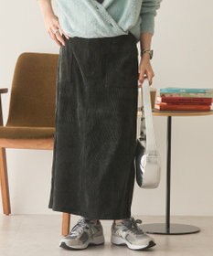 AMERICAN HOLIC コーデュロイベイカータイトスカート