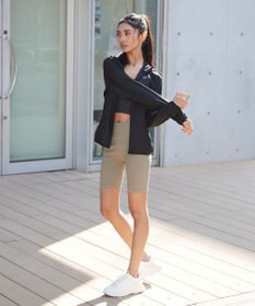 OP／FILA 【FILA】ラッシュガードフルジップ 軽量布帛パーカー