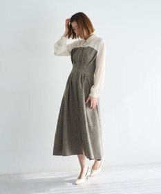 YECCA VECCA ベアドッキングワンピース