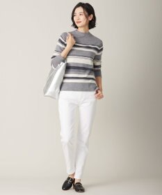 J.PRESS LADIES 【洗える】MULTI PITCH STRIPE ボーダー ニット