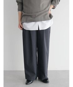 CRAFT STANDARD BOUTIQUE イージーケアピンストライプテーパードパンツ