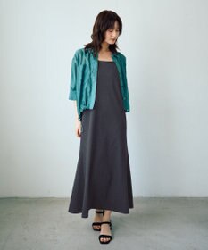 YECCA VECCA 【2点SET】シアーシャツ×Aラインキャミワンピース