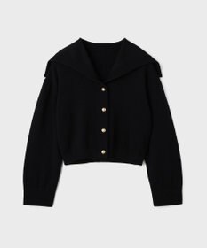 GRACE CONTINENTAL セーラーカラーニットトップ