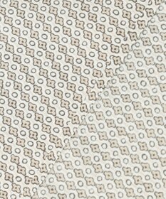 23区 L 【洗える】ヴィンテージ プリント ボウタイ ブラウス