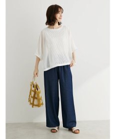 Green Parks ・ｆｕｒｒｙ　ｒａｔｅ　ピンタックボイルブラウス