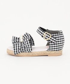 ANY KIDS パール フリル サンダル